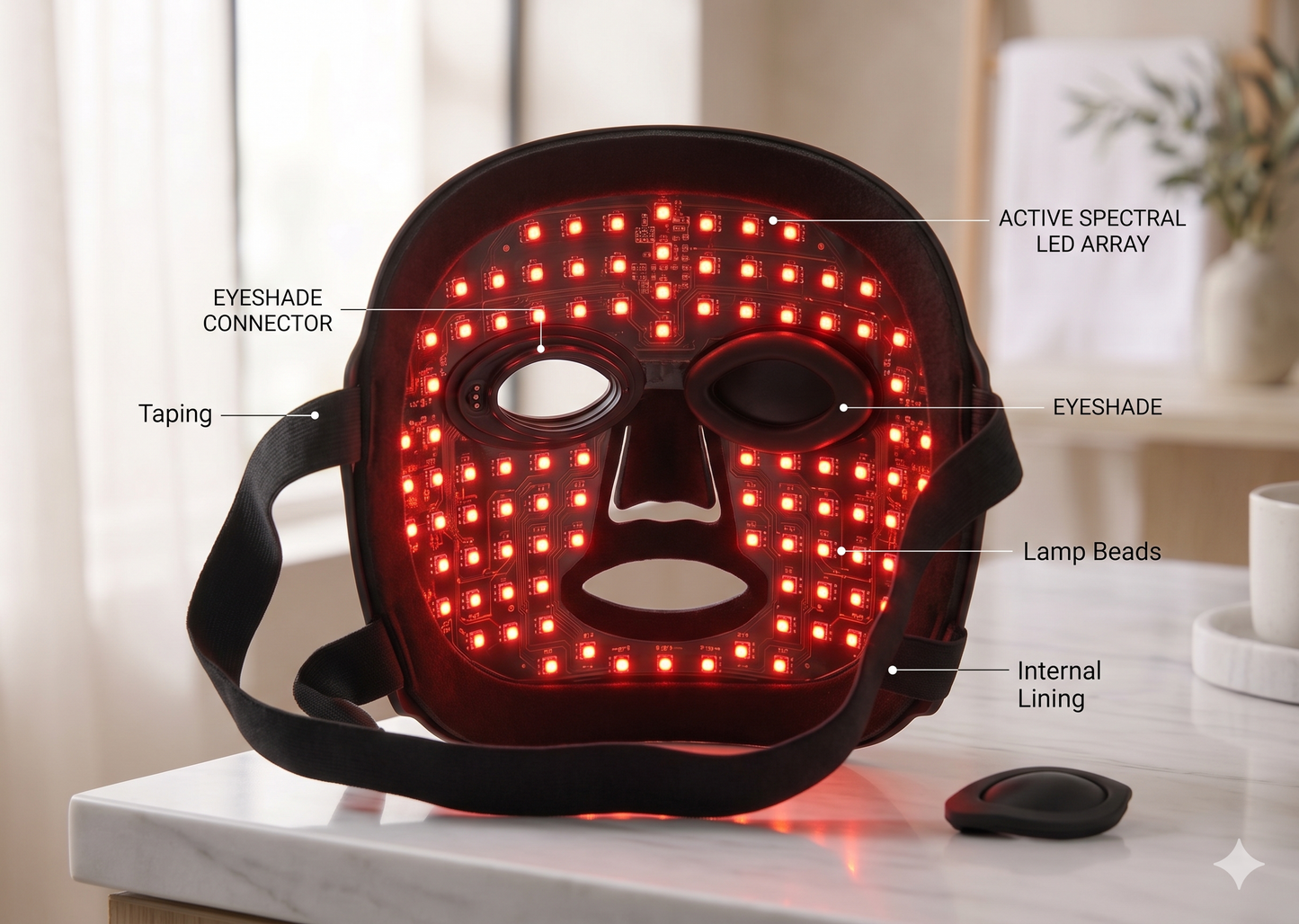 Mole Luxe™ Glow Mask — 7 Color LED Therapy