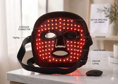 Mole Luxe™ Glow Mask — 7 Color LED Therapy